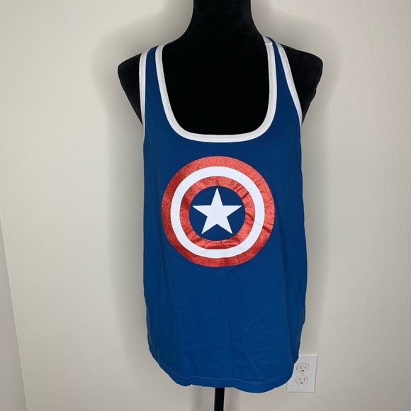 Marvel Tops - Women’s Captain America tank top